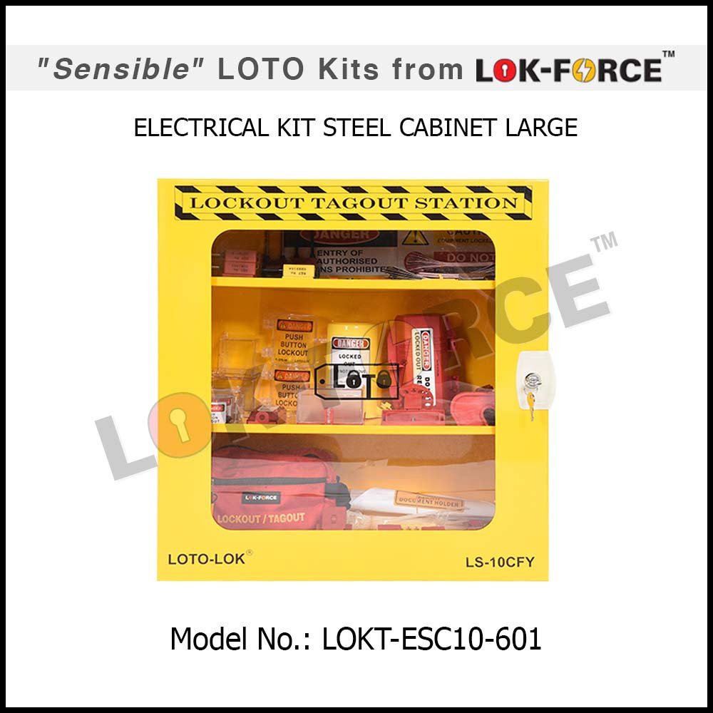 LOTO ELECTRICAL KIT STEEL CABINET - LARGE