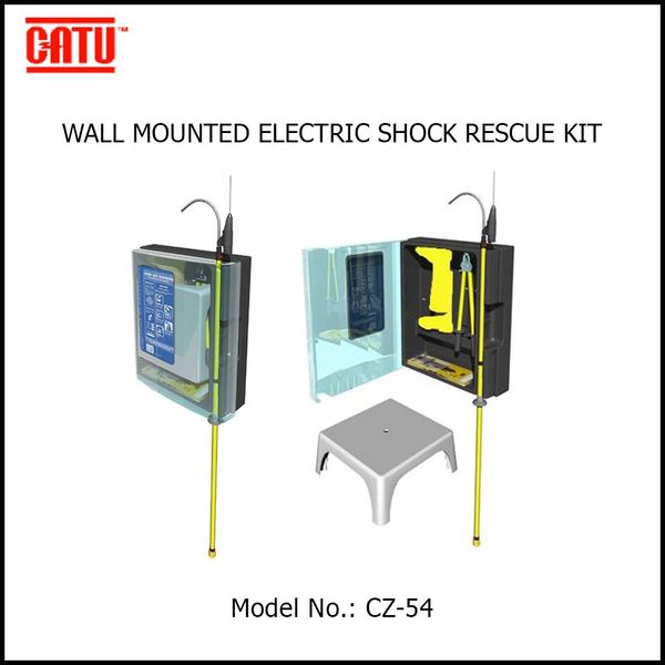 Wall Mounted Electric Shock Rescue Kit