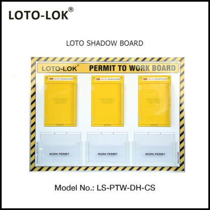 LOTO-LOK_STATION_PERMIT_TO_WORK_BOARD_DOCUMENT_HOLDER_PLASTIC_FOLDERS_COMPLETE_SET