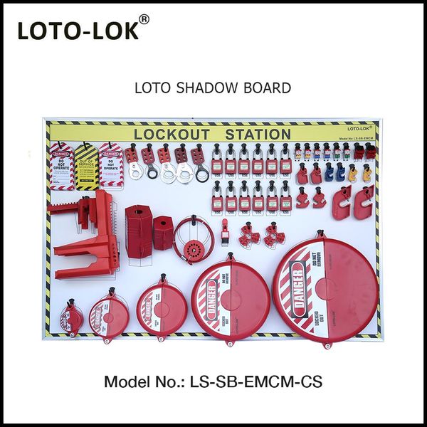 LOTO Shadow Board, Electrical & Mechanical (With Contents)